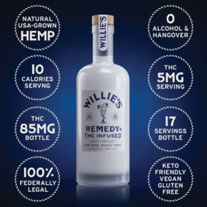 Willie's Remedy+ 5mg Low Dose 750ml Bottle