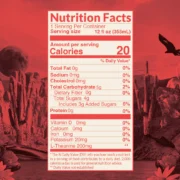 Willie’s Remedy Strawberry Watermelon 5mg Sparkling Seltzer nutrition facts